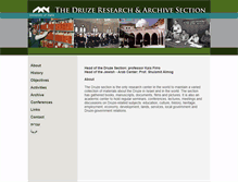 Tablet Screenshot of druze.haifa.ac.il