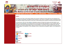 Tablet Screenshot of latinam.haifa.ac.il